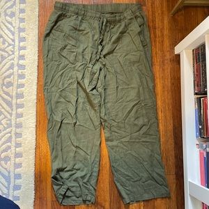 Old navy linen drawstring pants